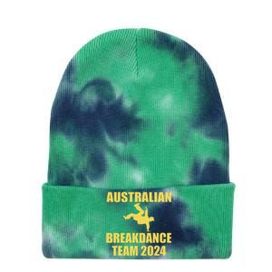 Australian Break Dancing Matching Tie Dye 12in Knit Beanie