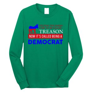 Anti Bi Den Helping The Enemy Used To Be Called Treason Long Sleeve Shirt