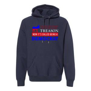 Anti Bi Den Helping The Enemy Used To Be Called Treason Premium Hoodie