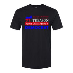 Anti Bi Den Helping The Enemy Used To Be Called Treason Softstyle CVC T-Shirt