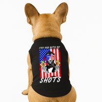 Abe Lincoln 4th of July I've Had Both My Shots Funny Doggie Tank