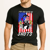 Abe Lincoln 4th of July I've Had Both My Shots Funny Performance Shirt