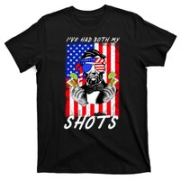 Abe Lincoln 4th of July I've Had Both My Shots Funny T-Shirt