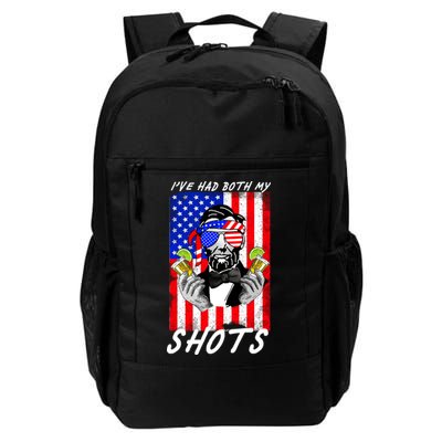 Abe Lincoln 4th of July I've Had Both My Shots Funny Backpack