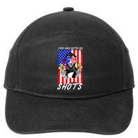 Abe Lincoln 4th of July I've Had Both My Shots Funny 7-Panel Snapback Hat