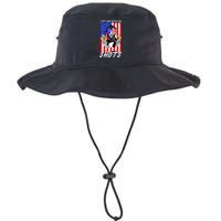 Abe Lincoln 4th of July I've Had Both My Shots Funny Legacy Cool Fit Booney Bucket Hat