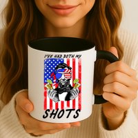 Abe Lincoln 4th of July I've Had Both My Shots Funny Mug