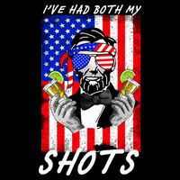 Abe Lincoln 4th of July I've Had Both My Shots Funny Flatbill Hat