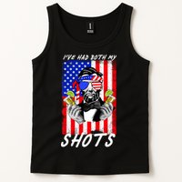 Abe Lincoln 4th of July I've Had Both My Shots Funny Tank Top
