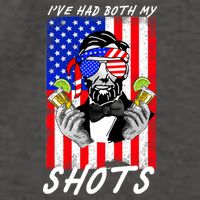 Abe Lincoln 4th of July I've Had Both My Shots Funny Vector Backpack