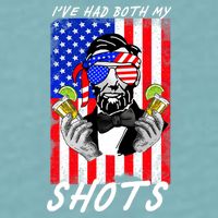 Abe Lincoln 4th of July I've Had Both My Shots Funny Sueded Cloud Jersey T-Shirt