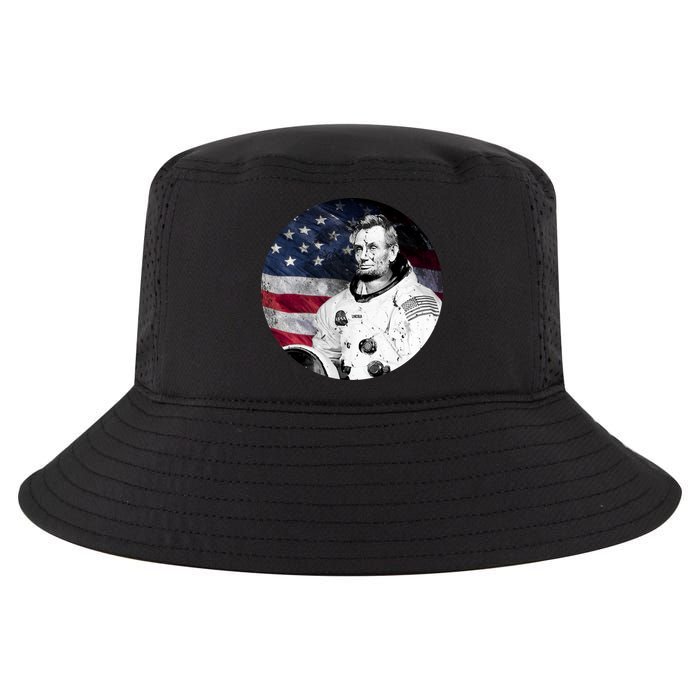 Abe Lincoln Astronaut Cool Comfort Performance Bucket Hat