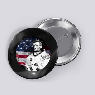 Abe Lincoln Astronaut Button