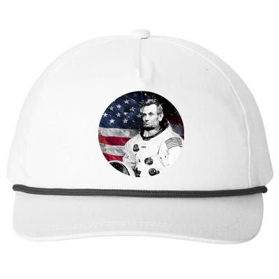 Abe Lincoln Astronaut Snapback Five-Panel Rope Hat