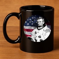 Abe Lincoln Astronaut 11oz C Handle Ceramic Mug