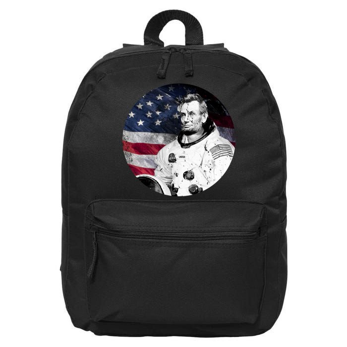 Abe Lincoln Astronaut 16 in Basic Backpack