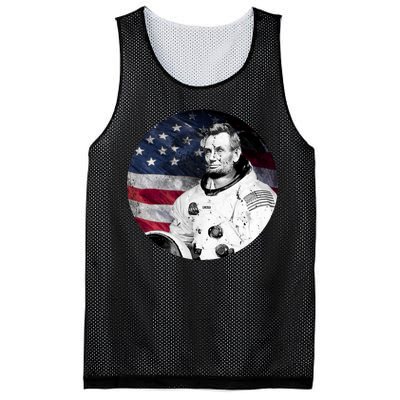 Abe Lincoln Astronaut Mesh Reversible Basketball Jersey Tank