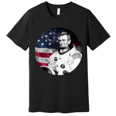 Abe Lincoln Astronaut Premium T-Shirt
