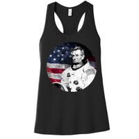 Abe Lincoln Astronaut Women's Racerback Tank