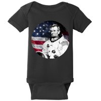 Abe Lincoln Astronaut Baby Bodysuit