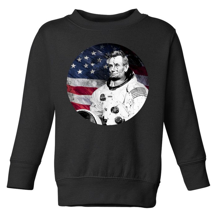 Abe Lincoln Astronaut Toddler Sweatshirt