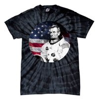 Abe Lincoln Astronaut Tie-Dye T-Shirt