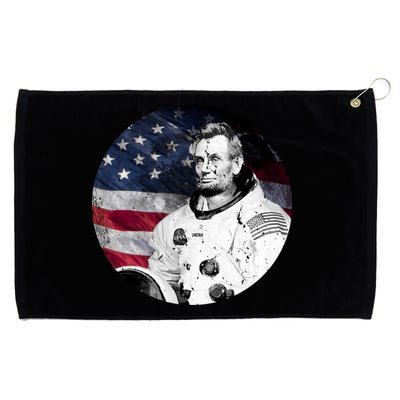 Abe Lincoln Astronaut Grommeted Golf Towel