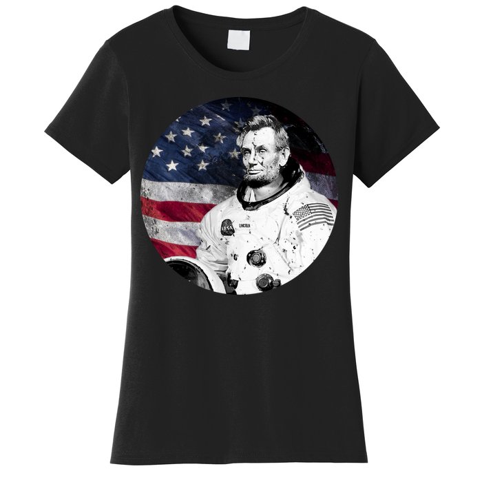 Abe Lincoln Astronaut Women's T-Shirt