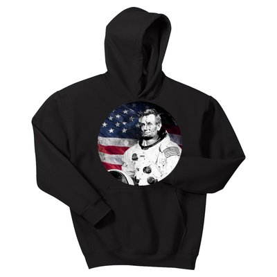 Abe Lincoln Astronaut Kids Hoodie