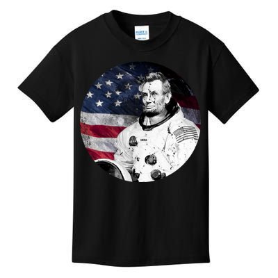 Abe Lincoln Astronaut Kids T-Shirt