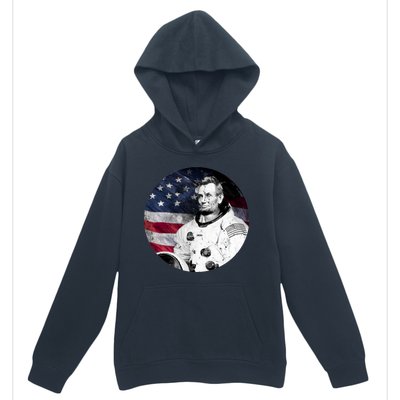 Abe Lincoln Astronaut Urban Pullover Hoodie