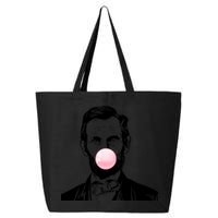Abe Lincoln Blowing Bubble Gum 25L Jumbo Tote