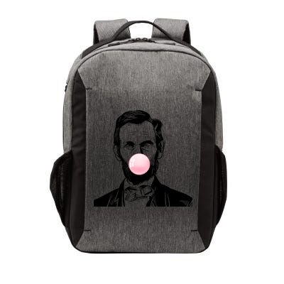 Abe Lincoln Blowing Bubble Gum Vector Backpack