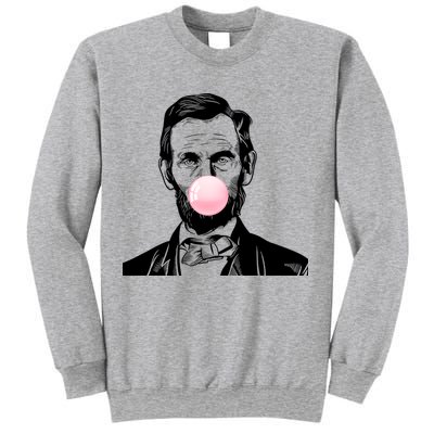 Abe Lincoln Blowing Bubble Gum Sweatshirt