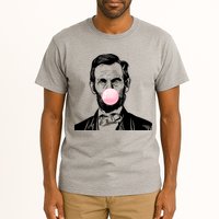 Abe Lincoln Blowing Bubble Gum Tall T-Shirt