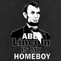 Abe Lincoln Is My Homeboy Adult Drive Performance Visor