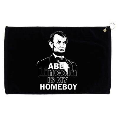 Abe Lincoln Is My Homeboy Grommeted Golf Towel