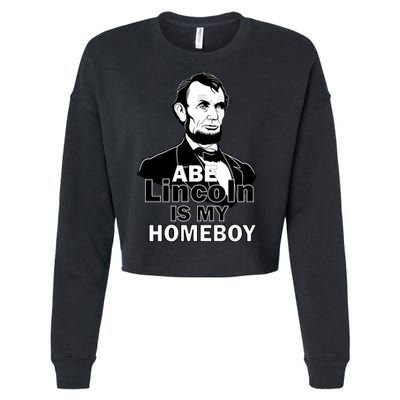 Abe Lincoln Is My Homeboy Cropped Pullover Crew