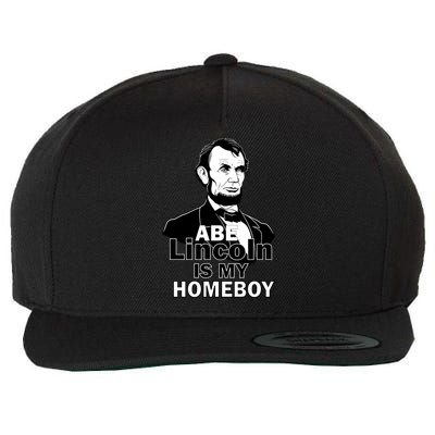 Abe Lincoln Is My Homeboy Wool Snapback Cap