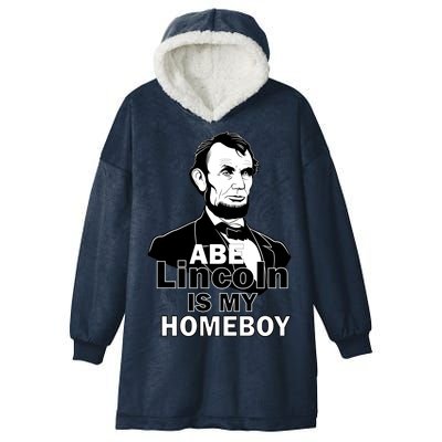 Abe Lincoln Is My Homeboy Hooded Wearable Blanket