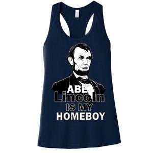 Abe Lincoln Is My Homeboy Women's Racerback Tank