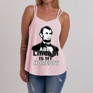 Abe Lincoln Is My Homeboy Women's Strappy Tank