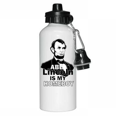 Abe Lincoln Is My Homeboy Aluminum Water Bottle