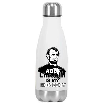 Abe Lincoln Is My Homeboy Stainless Steel Insulated Water Bottle