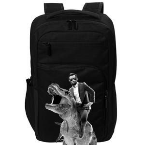 Abe Lincoln Riding A Dinosaur Impact Tech Backpack