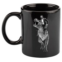 Abe Lincoln Riding A Dinosaur 11oz C Handle Ceramic Mug