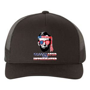 Abe Lincoln Vaccinated & Intoxicated Yupoong Adult 5-Panel Trucker Hat