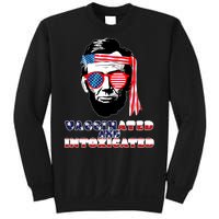 Abe Lincoln Vaccinated & Intoxicated Sweatshirt