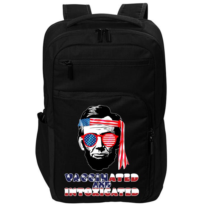 Abe Lincoln Vaccinated & Intoxicated Impact Tech Backpack