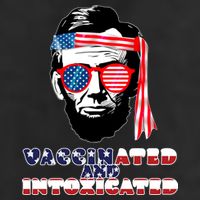Abe Lincoln Vaccinated & Intoxicated Adult Drive Performance Visor